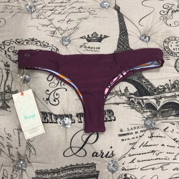 Maaji Beach Plum Sublime Cheeky Bikini Bottom - Picture 3 of 8